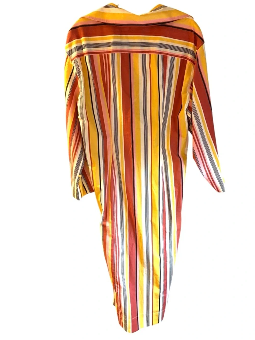 ZARA ZW NWT Collection Striped Cotton Shirt Dress in Sz XS - Picture 6 of 8